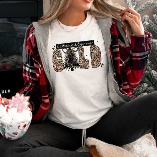 Literally Cold Leopard - Sublimation Only