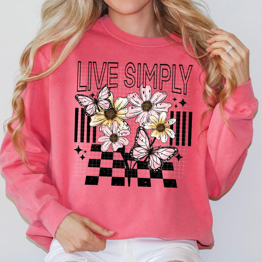 Live Simply - Sublimation Only