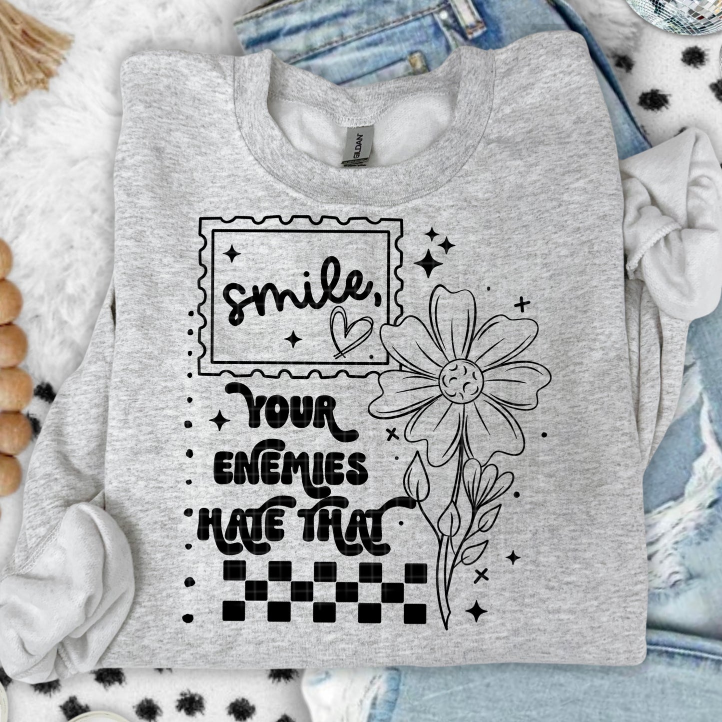 Smile Enemies (Black) - Sublimation Only