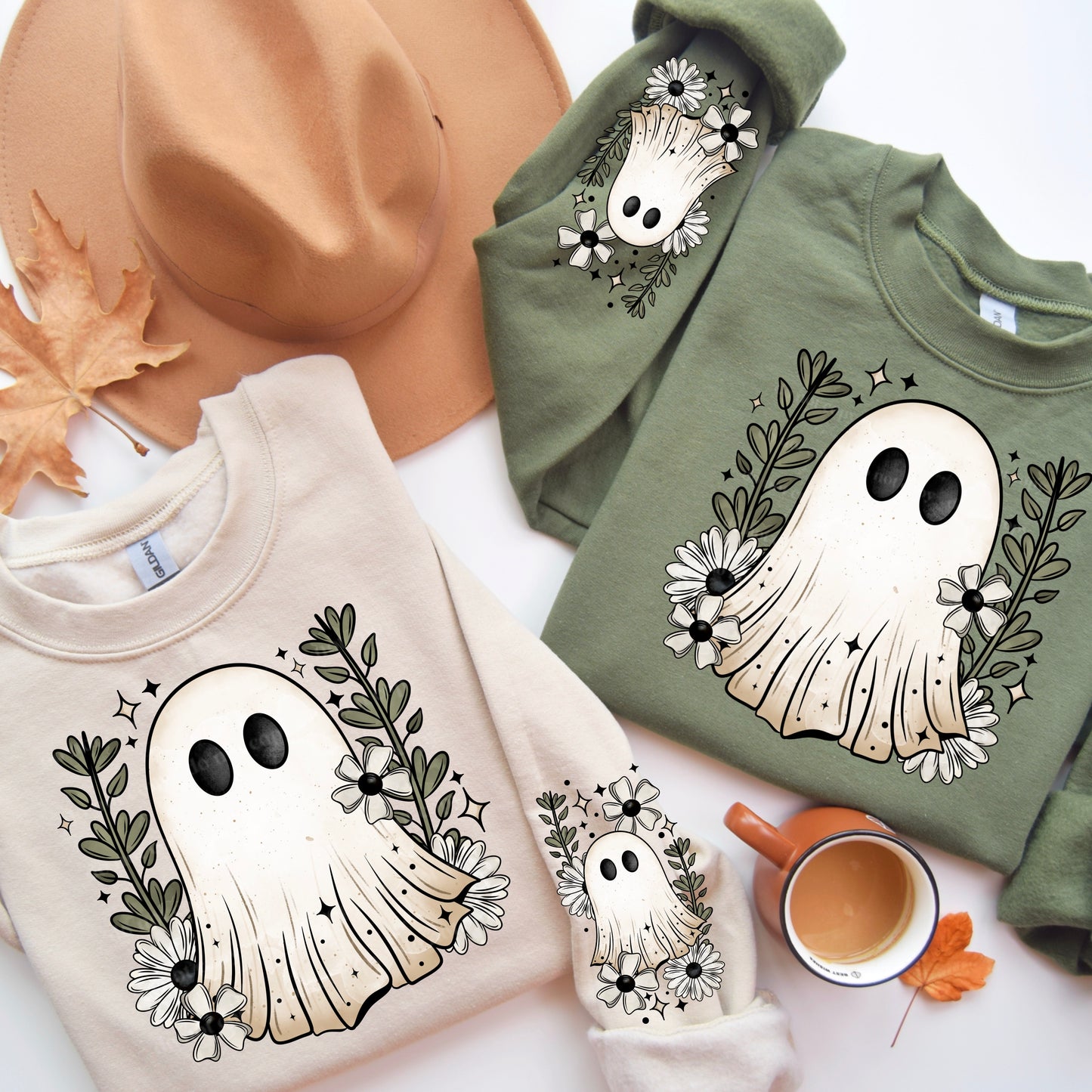 Floral Ghost Design Only