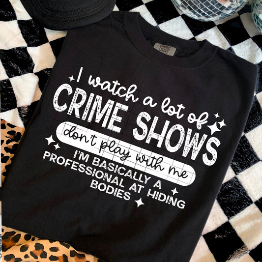 Crime Shows Design Only - White
