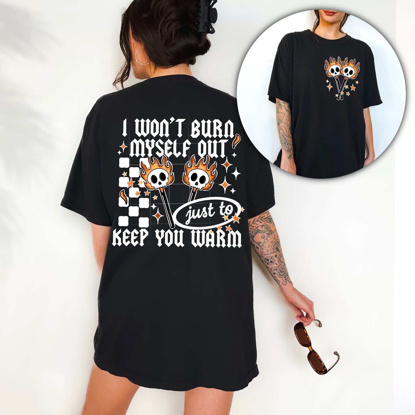 Burn Myself Out (White) Design Only