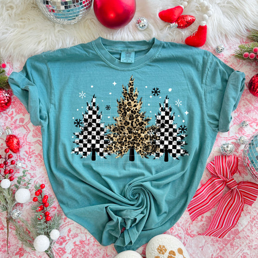 Checkered Cheetah Trees Design Only