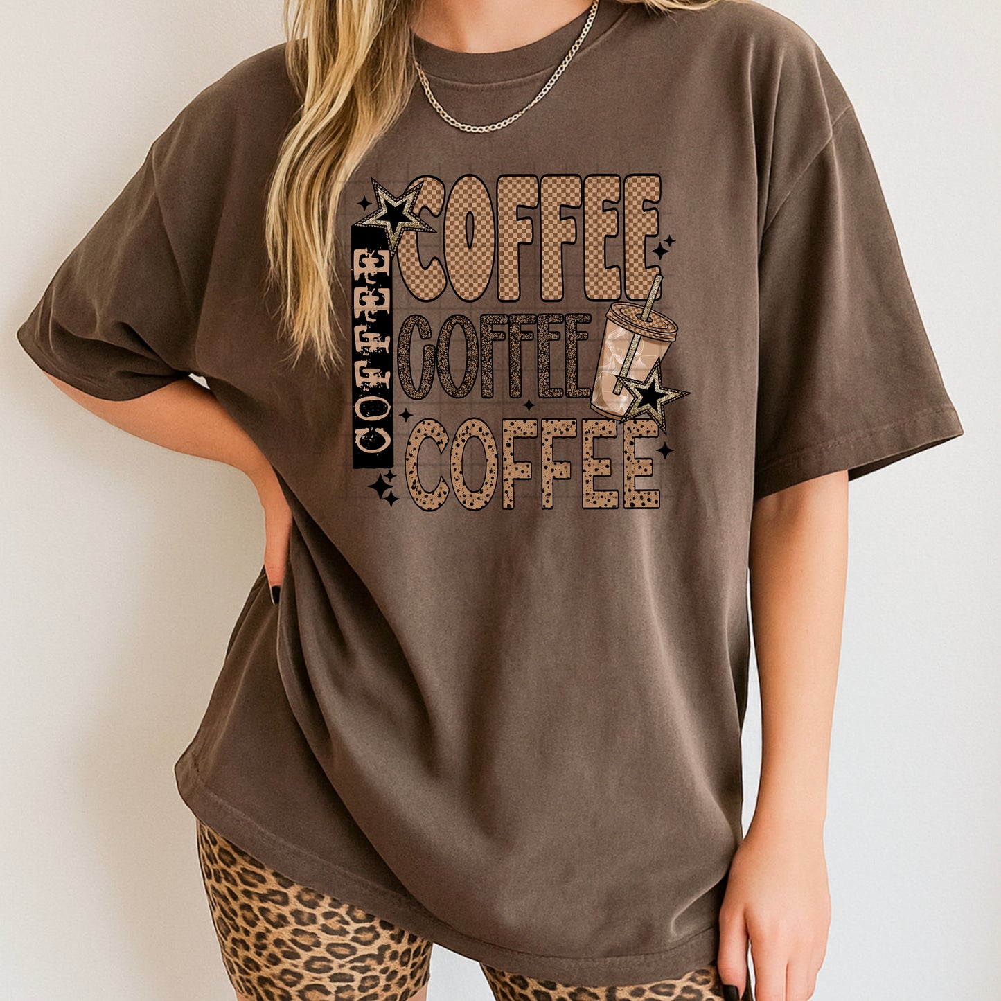 Coffee Repeated Iced - Sublimation Only