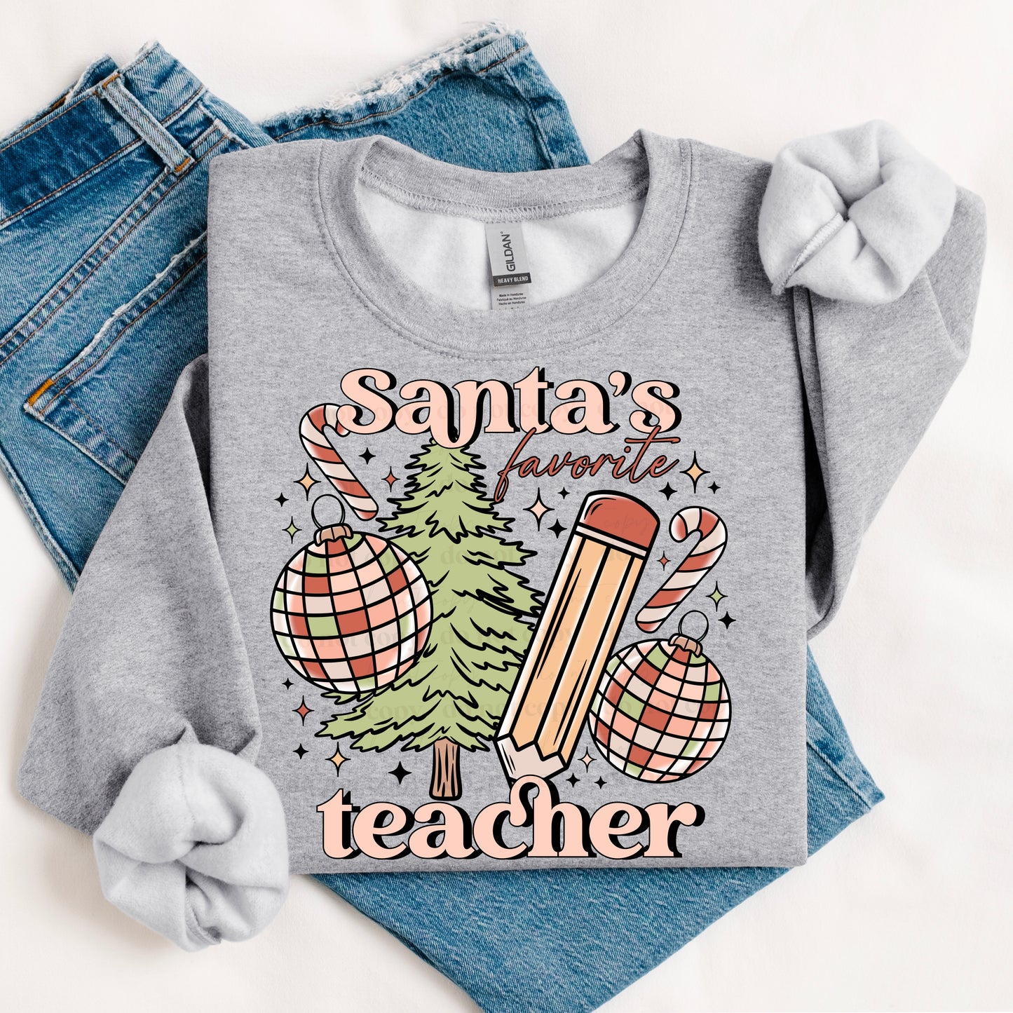 Santa's Favorite Teacher Design Only