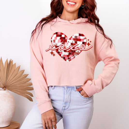 Disco Heart XOXO - Sublimation Only