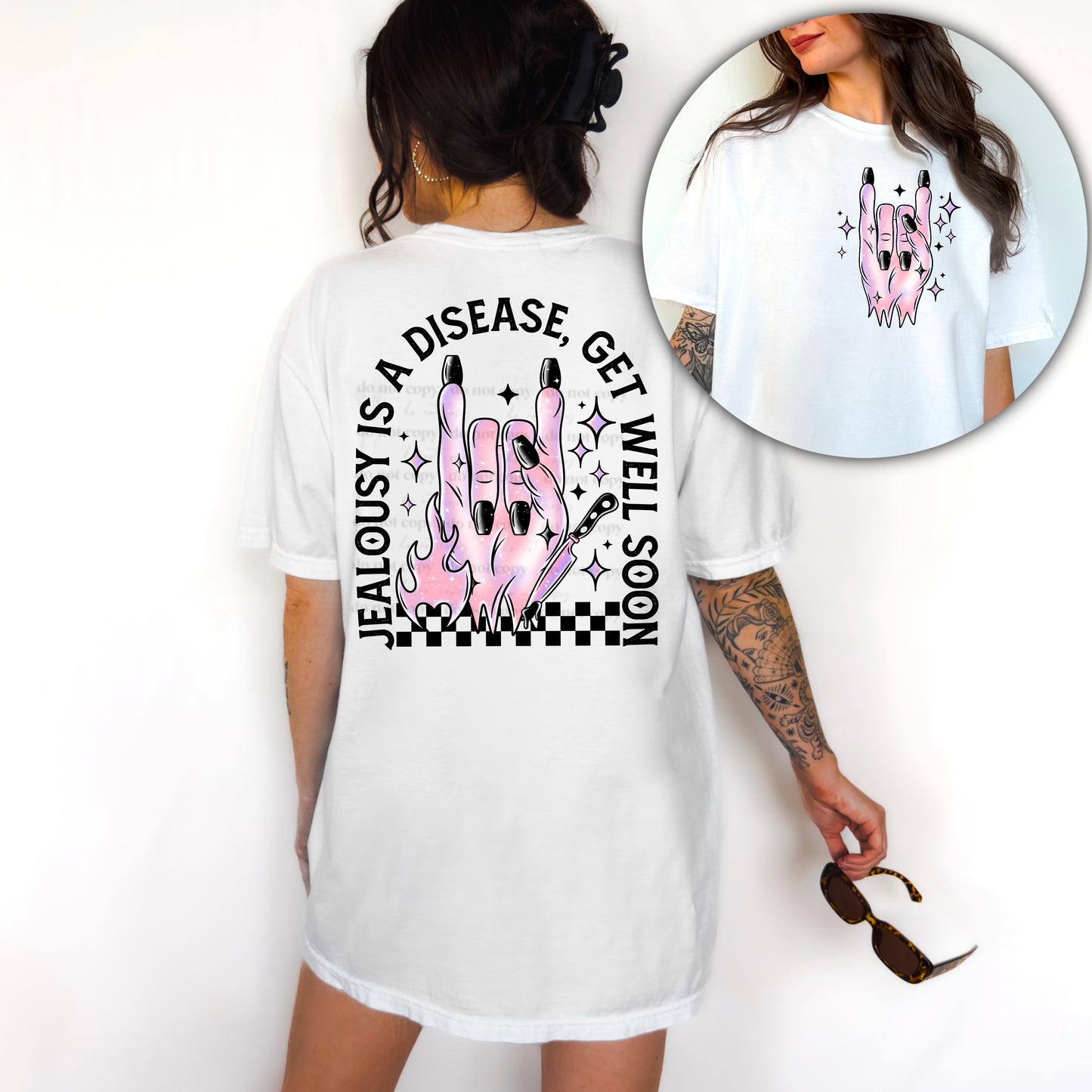 Jealousy is a Disease Black Design Only