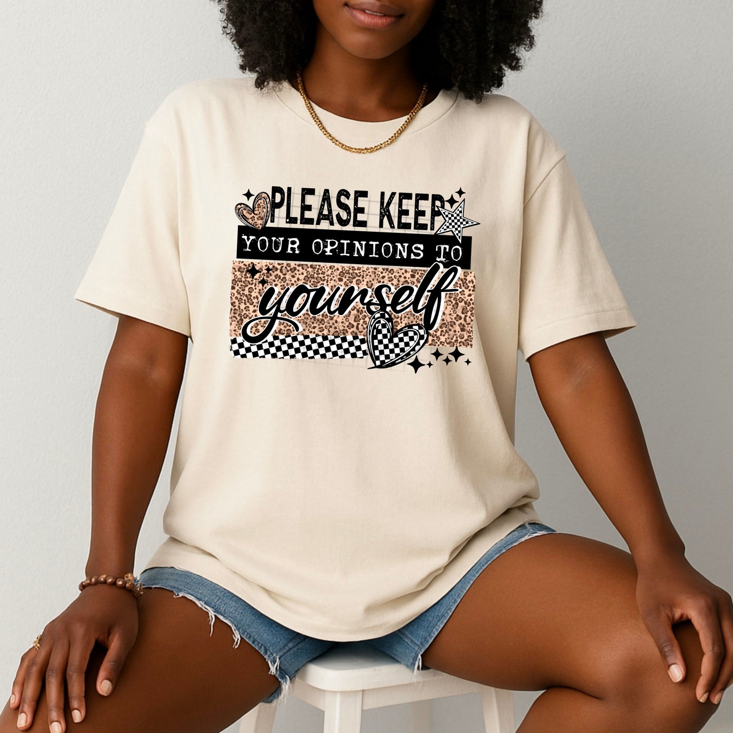 Opinions to Yourself (Black) - Sublimation Only