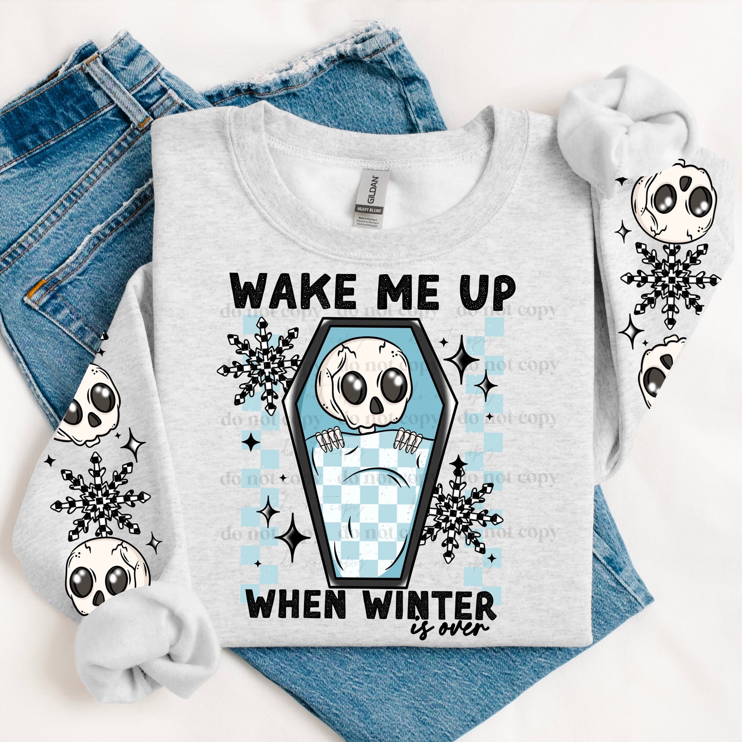 Wake Me Up When Winter is Over (Black) Design Only