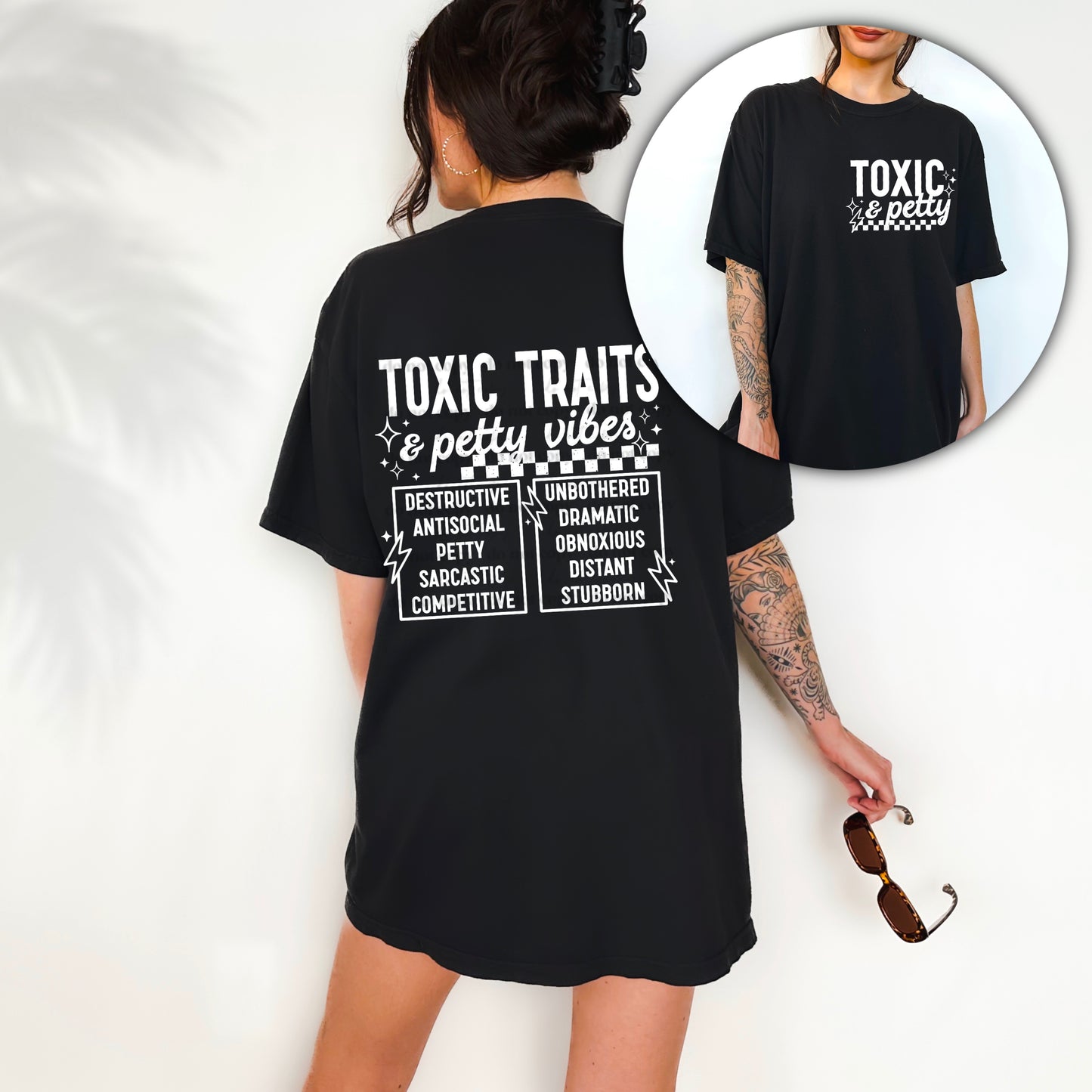 Toxic Traits (White) Design Only