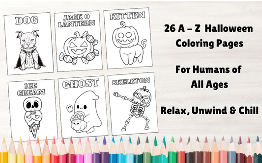 Fiona and Friends ABC Halloween Edition Coloring Book