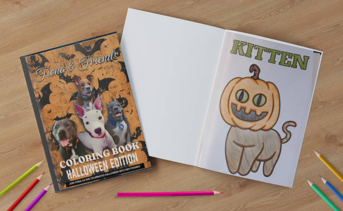 Fiona and Friends ABC Halloween Edition Coloring Book