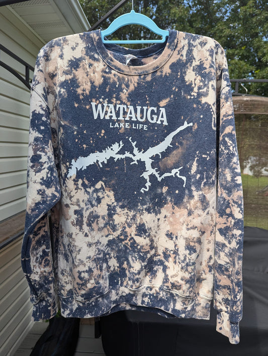 Watauga Lake Living Cowhide Crewneck