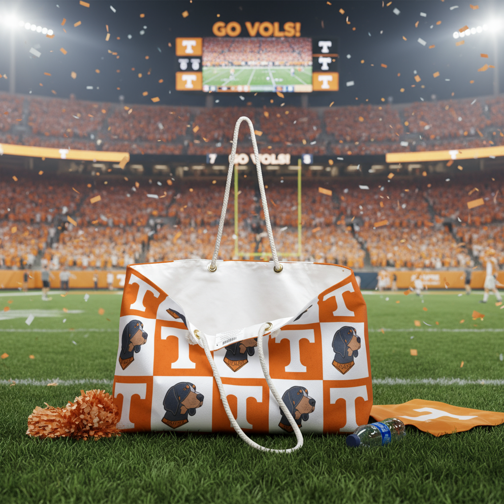 Vols Checker Weekender Bag - Eco-Friendly Travel Tote