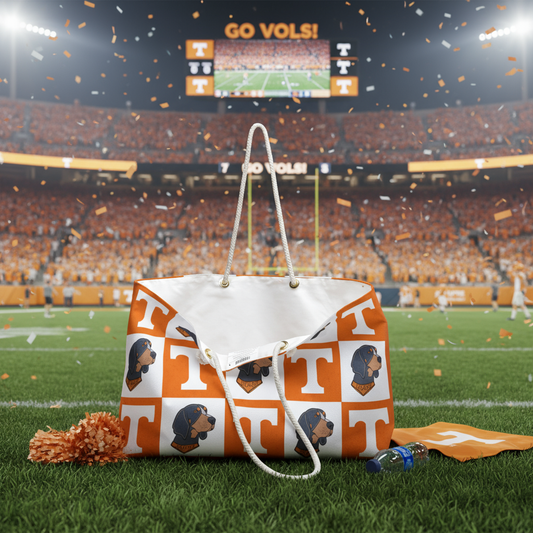 Vols Checker Weekender Bag - Eco-Friendly Travel Tote